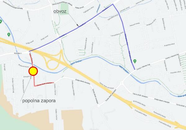 skica cesta v gorice