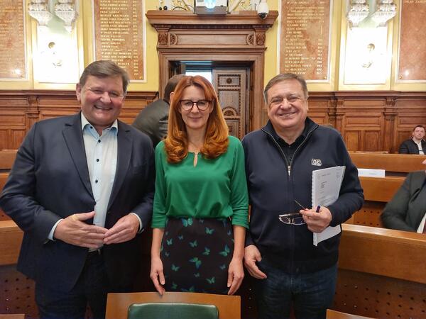 Dr. Aleksander Jevšek, Andreja Katič, Zoran Janković