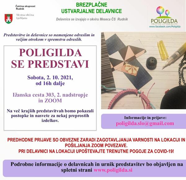 vabilo na delavnico Poligilda se predstavi 