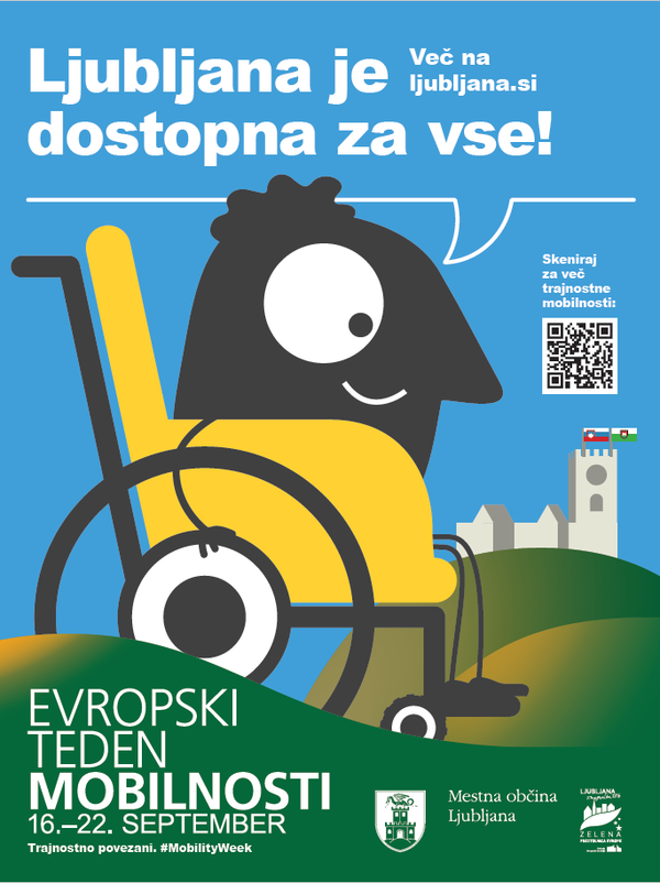 plakat dostopna ljubljana