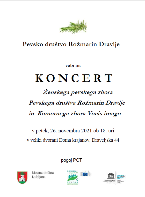 vabilo na koncert