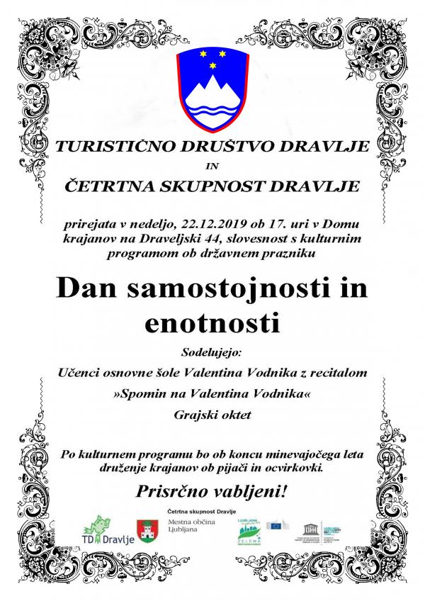 2019 dec VABILO dan samostojnosti k