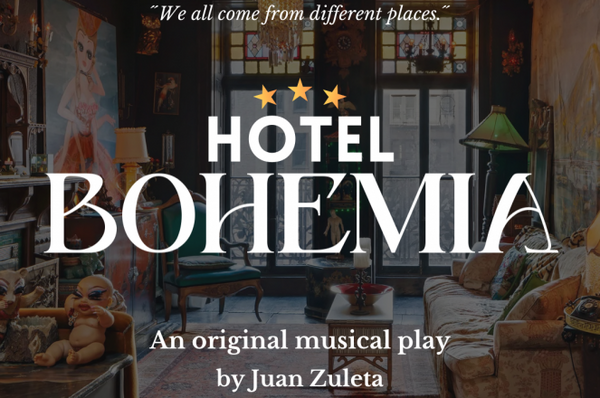 Banner Hotel Bohemia. Foto vir: Pionirski teater