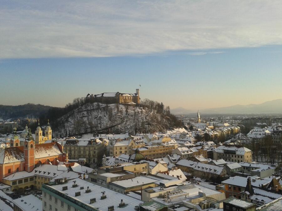 pogled na Ljubljanski grad