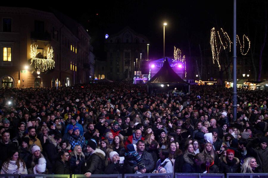 silvestrovanje na Kongresnem trgu