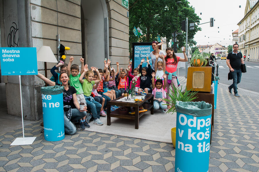 Mestna dnevna soba na Slovenski cesti Foto: Erik Školiber