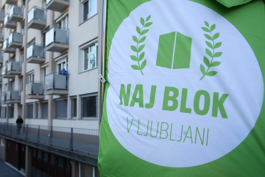 zastava naj blok v Ljubljani