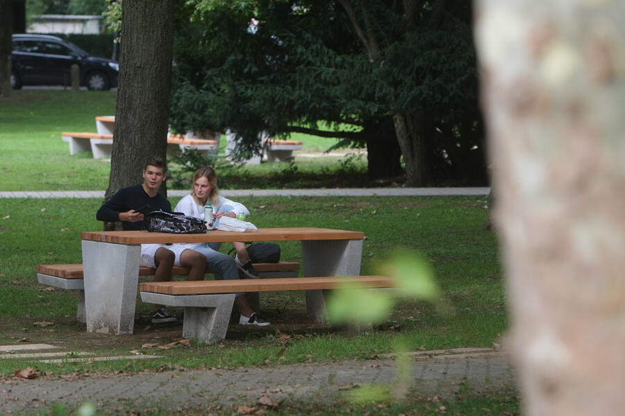 dijaški park Gimnazije Bezigrad 