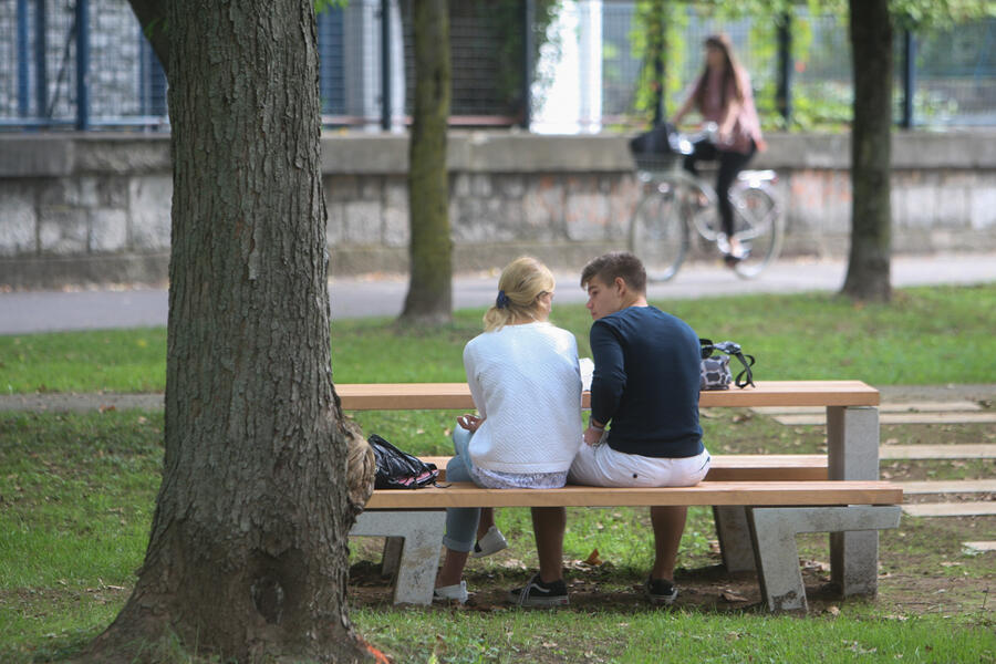 dijaški park Gimnazije Bežigrad