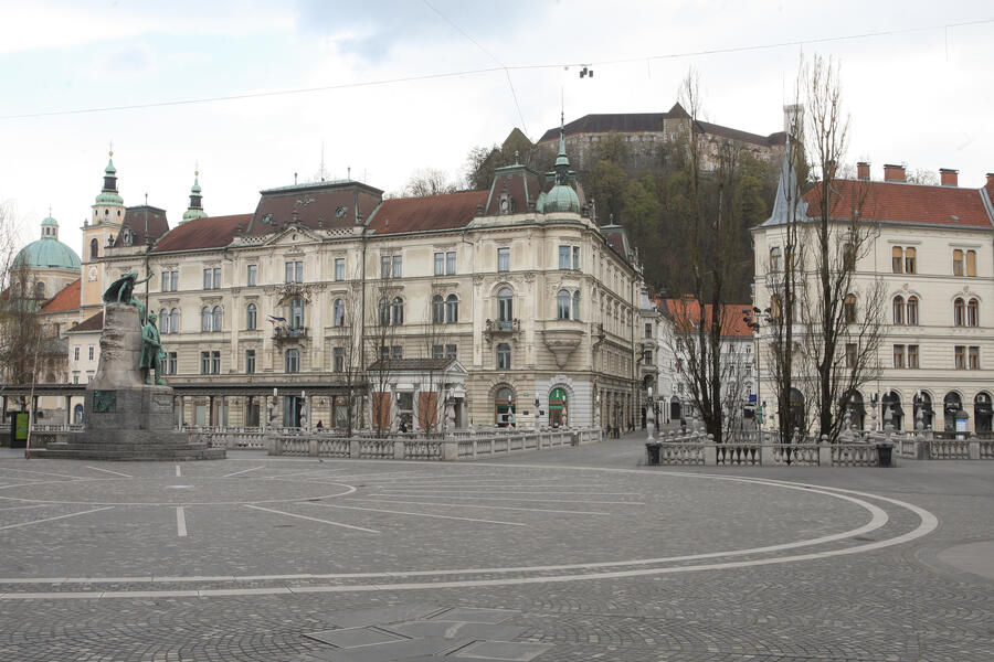 empty city centre