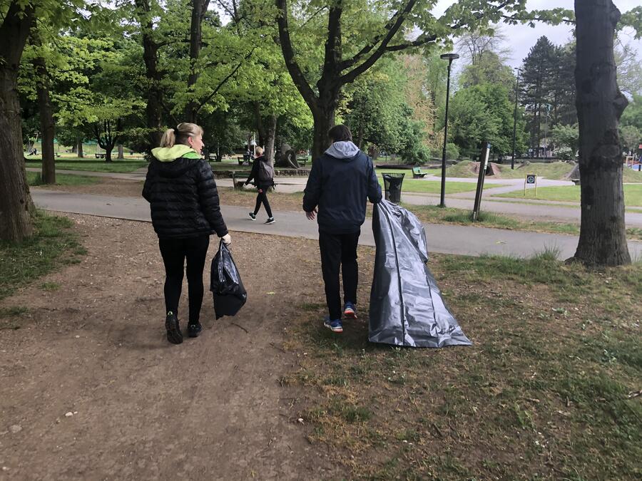 Cleaning campaign, photo: K. Žirovnik