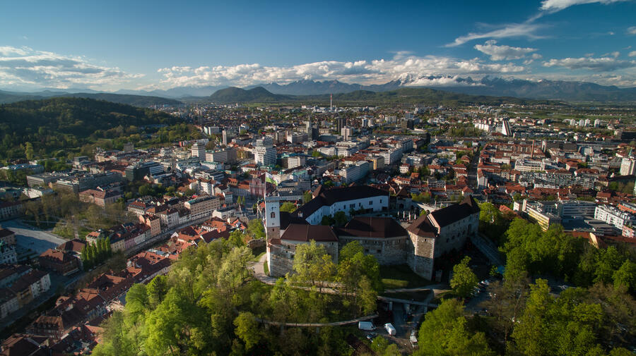 Pogled na Ljubljano. Foto: STA