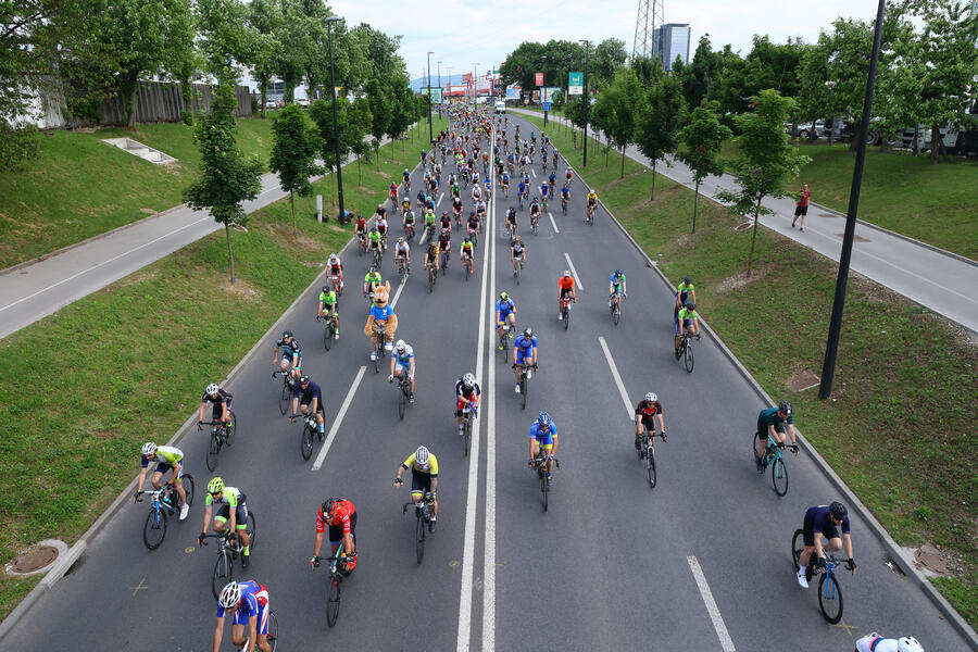 Maraton kolesarjev. Foto: N. Rovan 