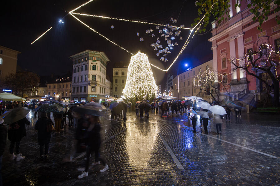 praznična podoba Ljubljane, Prešernov trg