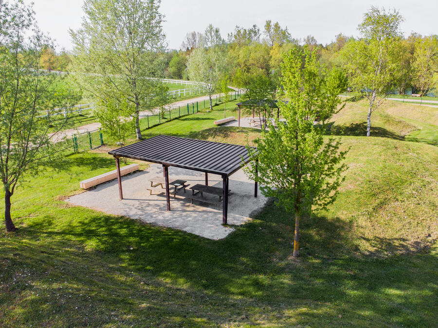 Piknik prostor ob Savi. Foto: Jan Simončič, arhiv Šport Ljubljana