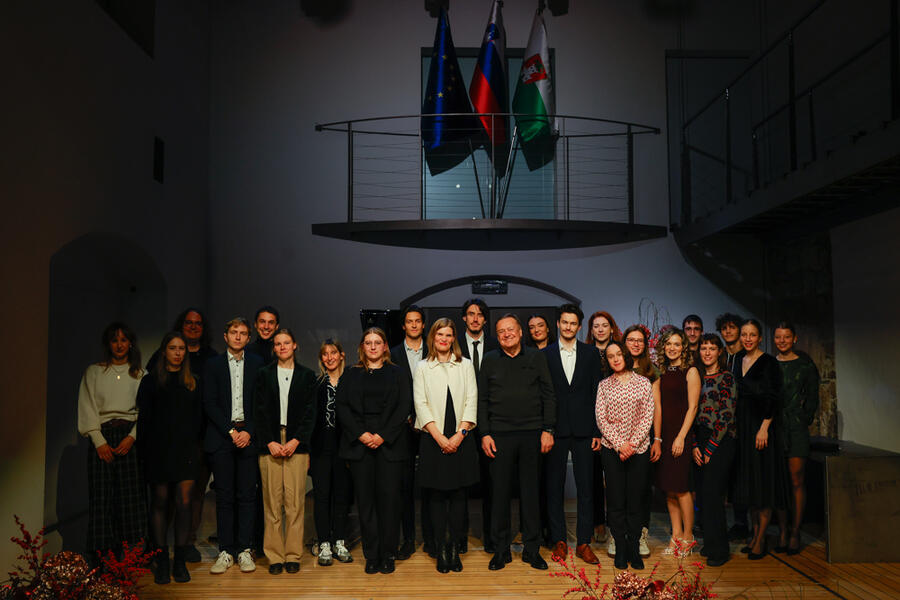 City of Ljubljana 2024 scholarship recipients. Photo: N. Rovan