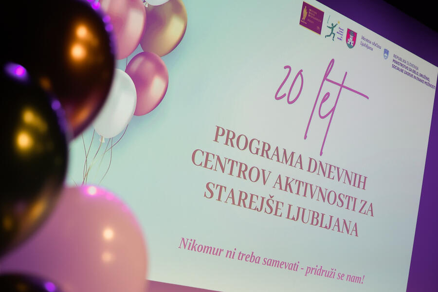 20 let dnevnih centov aktivnosti za starejse Foto n. rovan