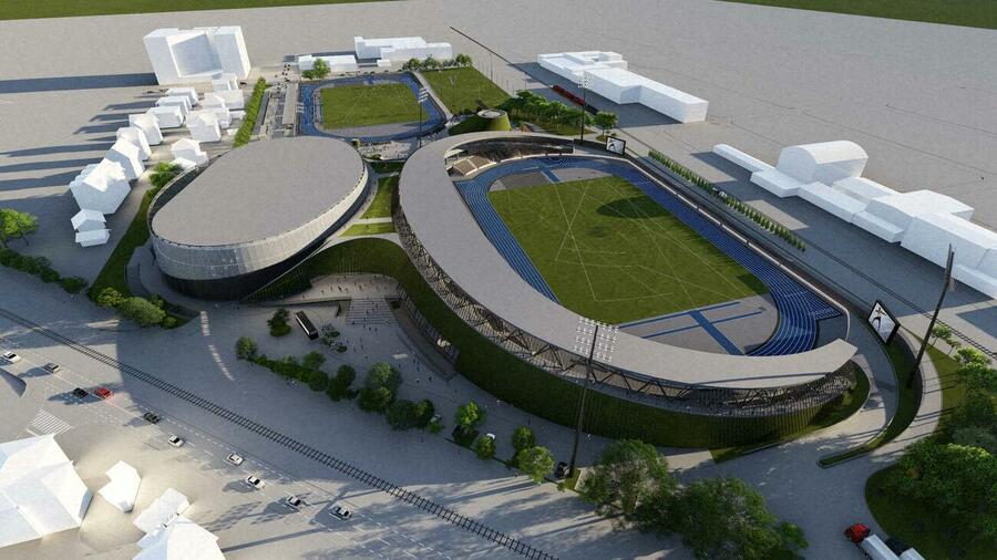 The future Ljubljana Athletic centre