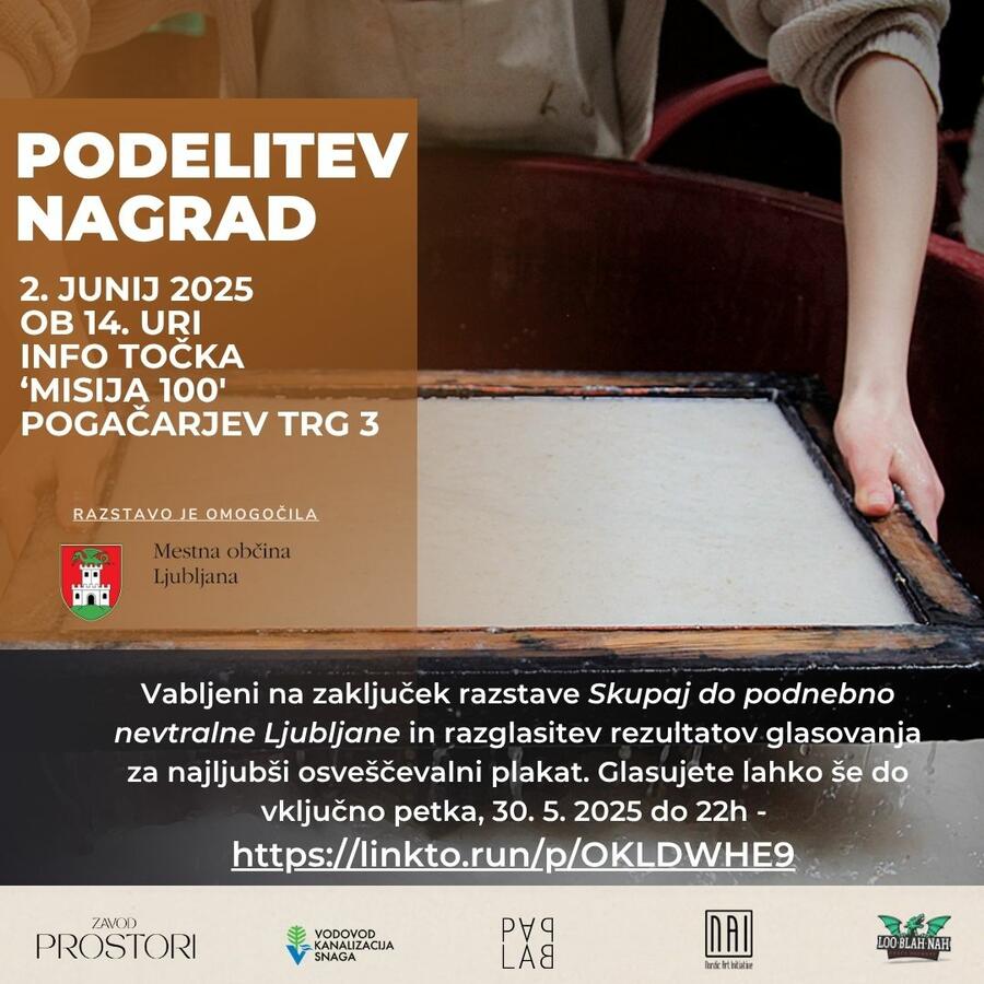 vabilo na podelitev nagrad