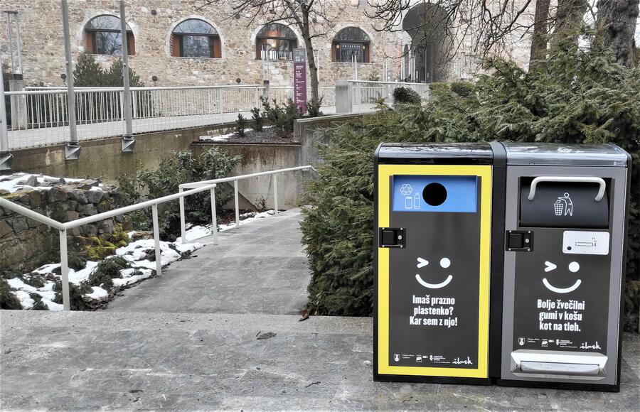 Bigbelly na Ljubljanskem gradu