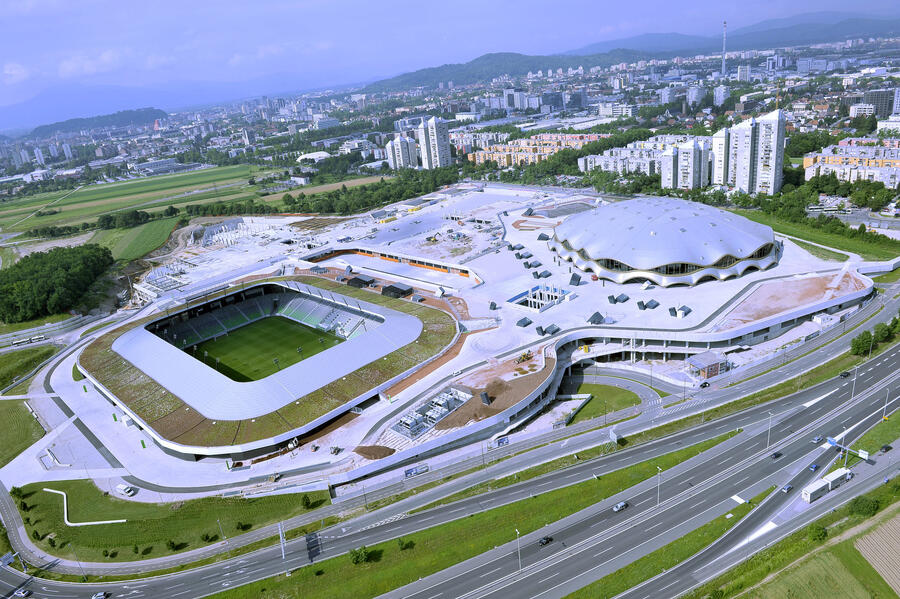 Športni center Stožice, foto: S. Živulović, vir JZ Sport Ljubljana