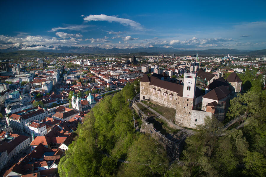 pogled na ljubljanski grad