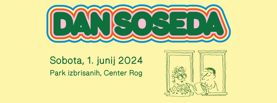 Banner Dan soseda. Vir: Center Rog