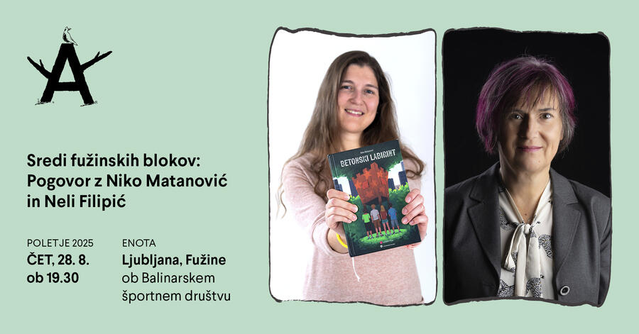 Banner dogodka. Vir: Knjižnica pod krošnjami 