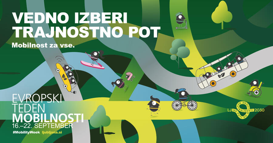 logotip evropskega tedna mobilnosti