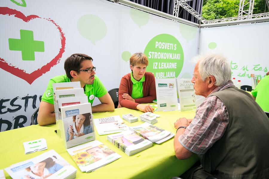 Strokovna svetovanja na Festivalu zdravja