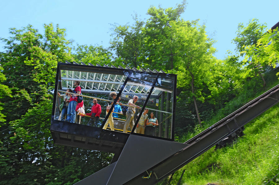 Funicular to the Ljubljana Castle, photo D.Wedam, Tourism Ljubljana