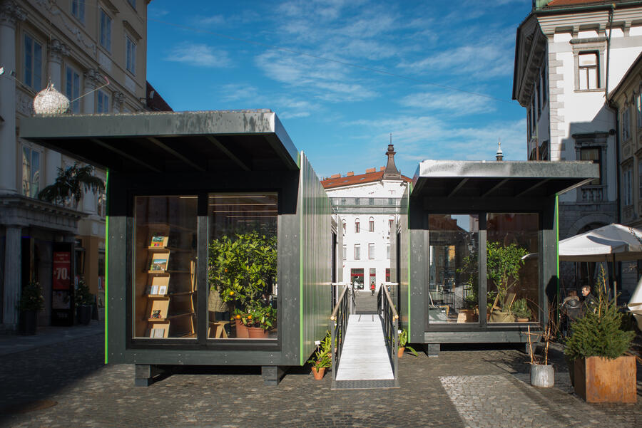 Info Point of Ljubljana, European Green Capital 2016, photo: D. Kordić 