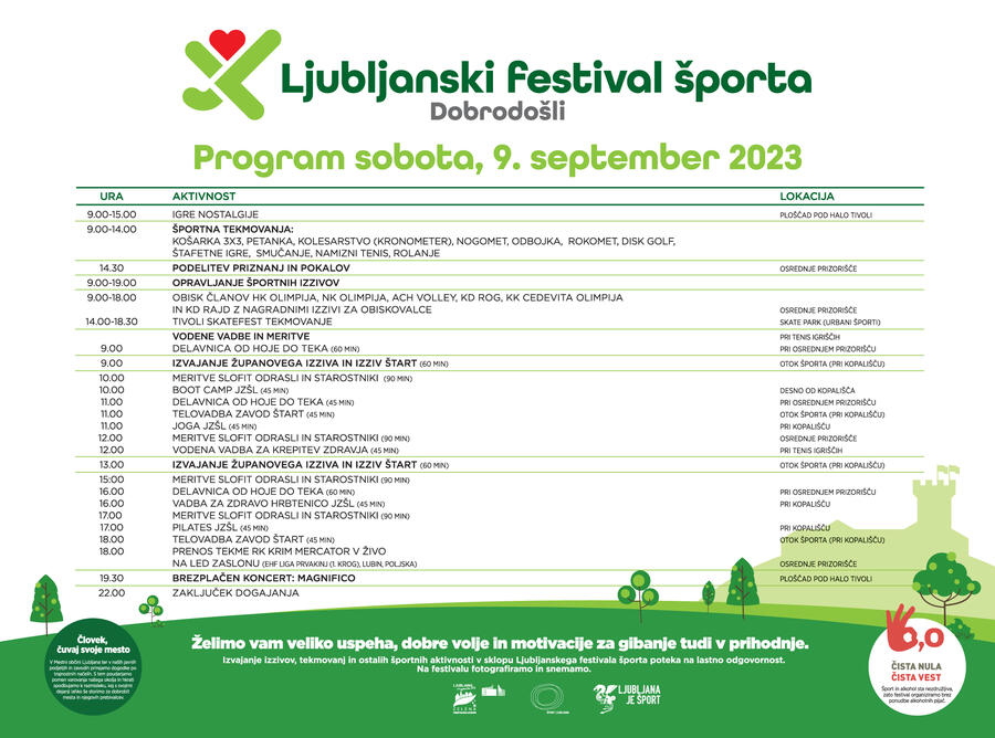 program, sobota