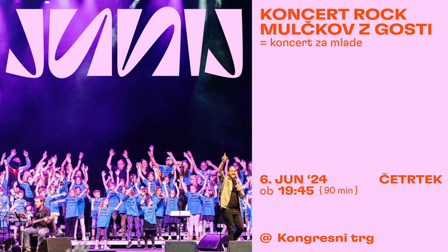 Junij v Ljubljani: Koncert rock mulčkov z gosti
