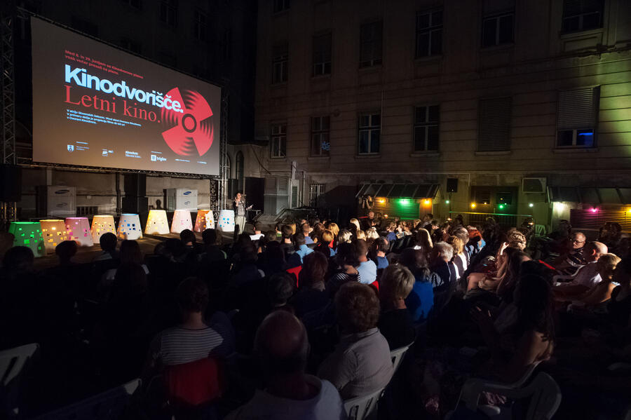 the summer cinema Kinodvorisce, photo: Domen Pal