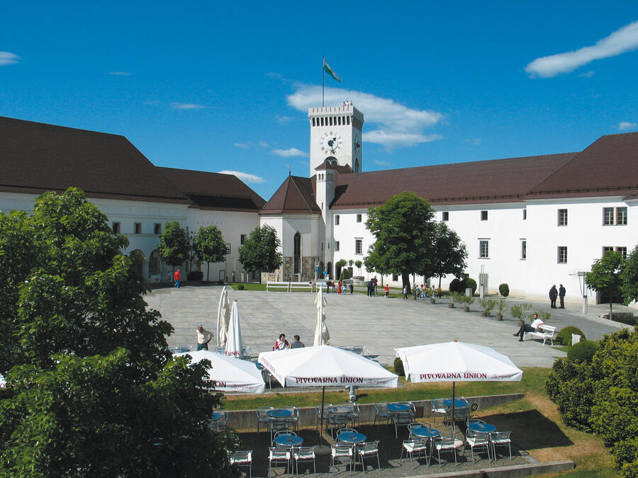 Ljubljana Castle Yard Photo: D.Mladenovic 
