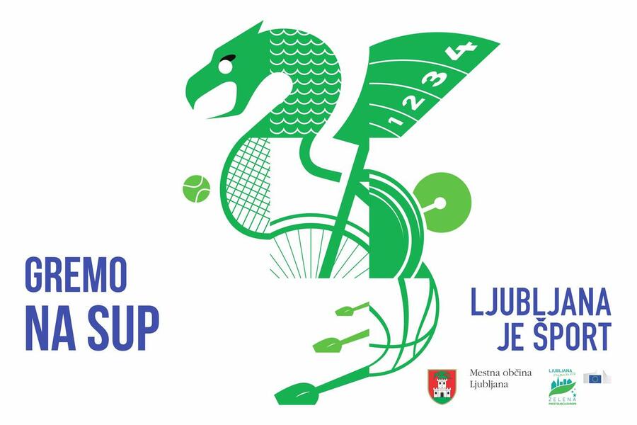 grafika Ljubljana je sport 