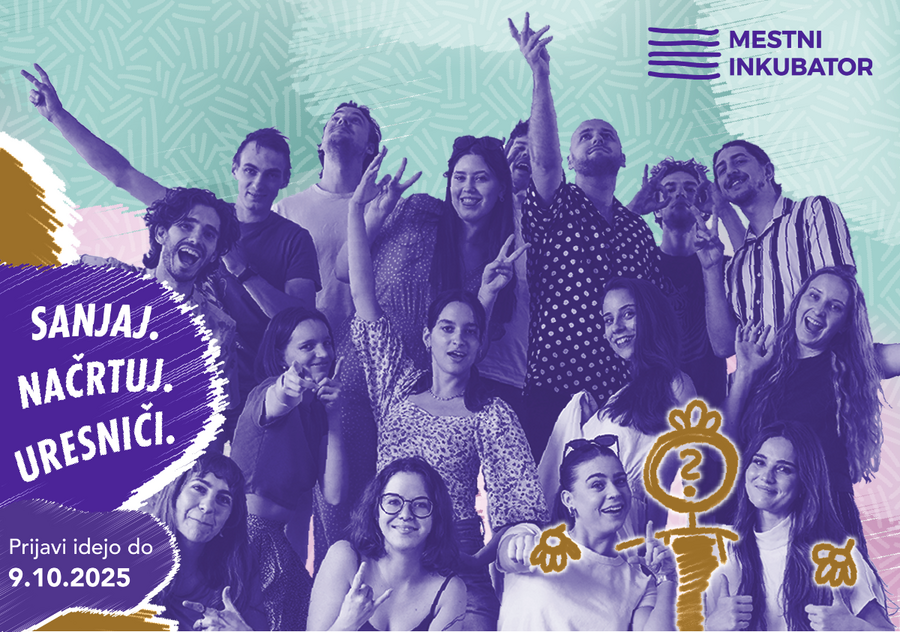 Banner Mestni inkubator 2025. Vir: Mladi zmaji
