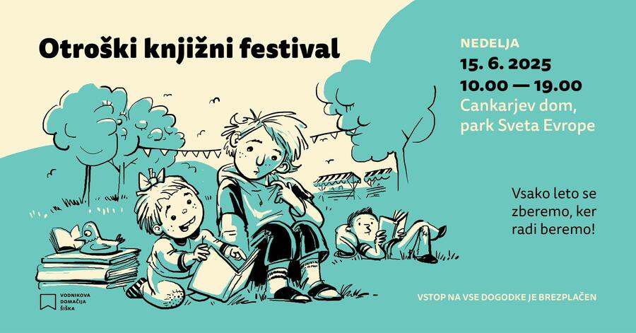 Banner za Otroski knjizni festival. Vir: Divja misel