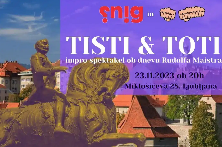 Banner Tisti&Toti. Foto: Pionirski teater