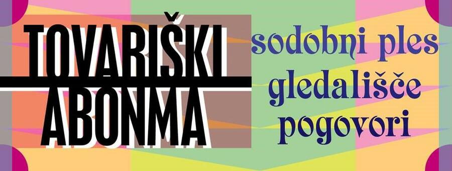 Banner Tovarniski abonma. Vir: zavod Bunker
