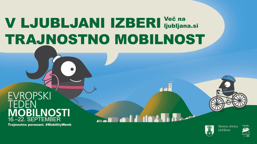 plakat trajnostna mobilnost 