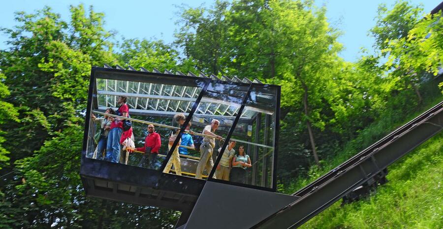 Funicular railway to the Ljubljana Castle