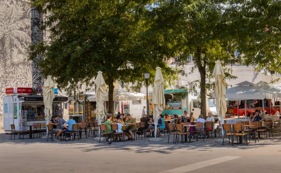 Zmajčkov kotiček na osrednji ljubljanski tržnici. Foto: arhiv LPT