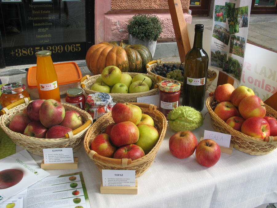 Jedi iz jabolk so v tednu jabolka del ponudbe gostiln, ki so vključene v program Okusi Ljubljane Foto: Maruška Markovčič