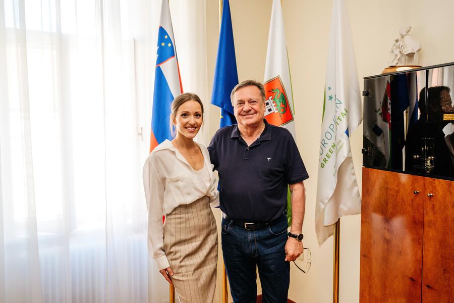 jelena djokovic in župan Zoran Janković