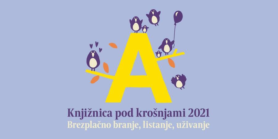 logo knjižnica pod krošnjami