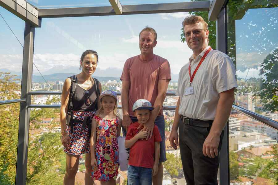 Petmilijonti potnik na tirni vzpenjaci. Foto: Ljubljanski grad