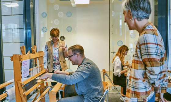 delavnica tkanja. Foto: Turizem Ljubljana