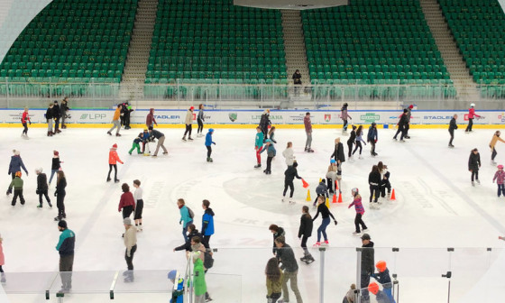 drsanje v Hali Tivoli